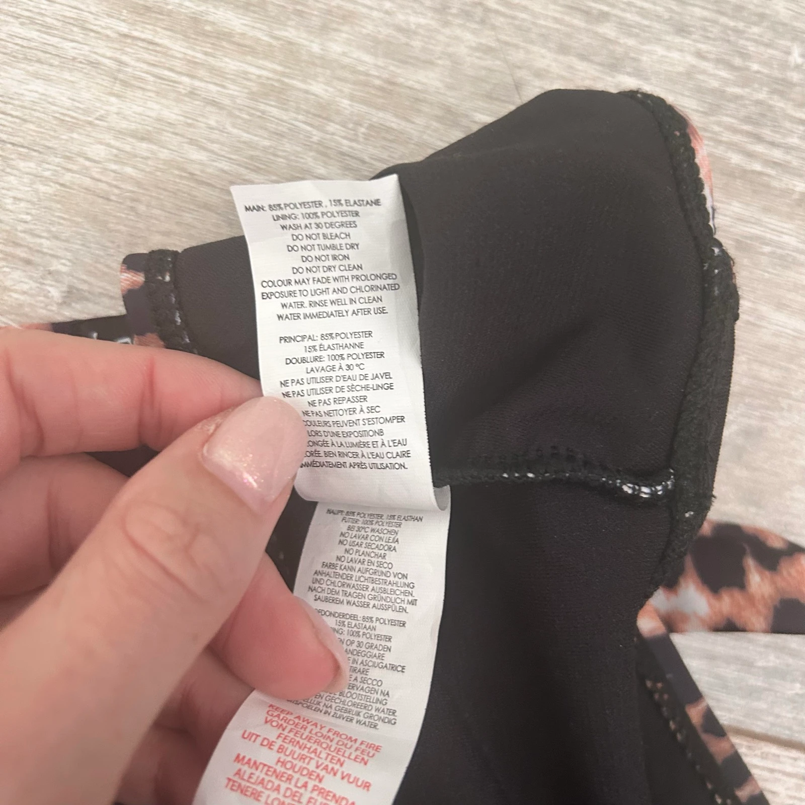 Nuevo traje de baño de leopardo de Boohoo – talla 36 (EU) / UK 10 – photo 12